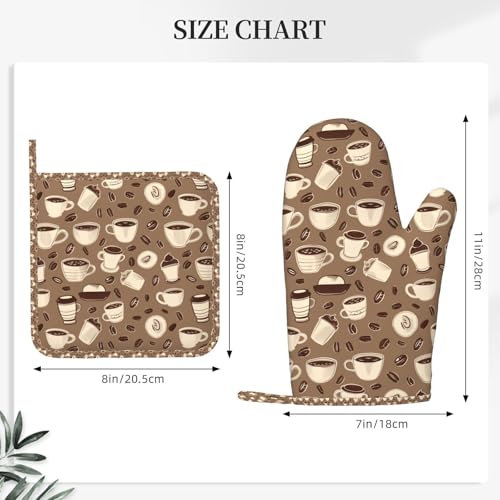 Oven Mitts and Pot Holders Set (A0962)