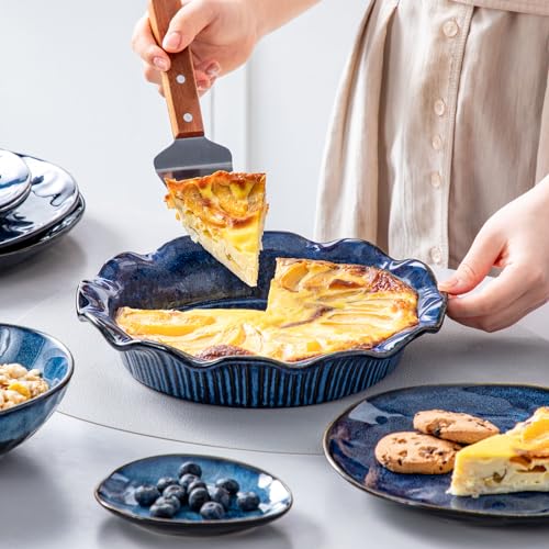 Ceramic 9 inch Pie Pan for Baking