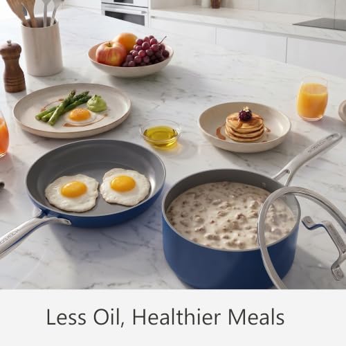 Ceramic Nonstick Cookware Set with Lids