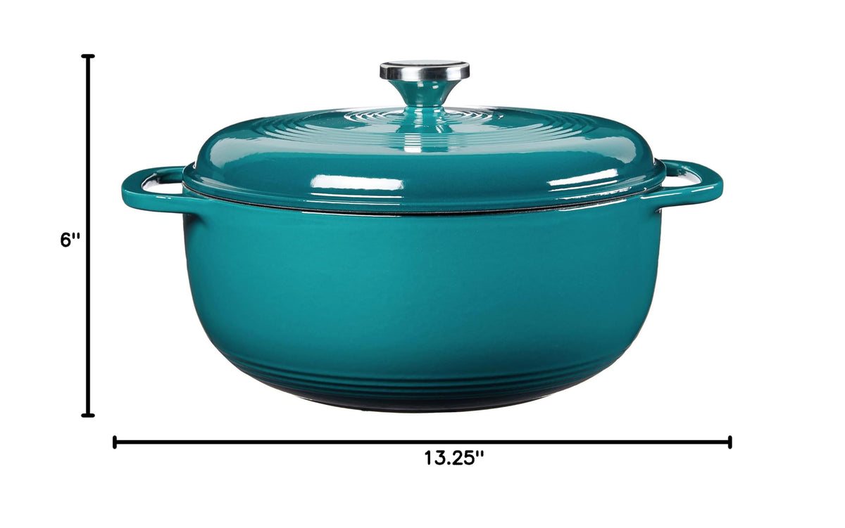 Essential Enamel Cast Iron Dutch Oven (Lagoon)