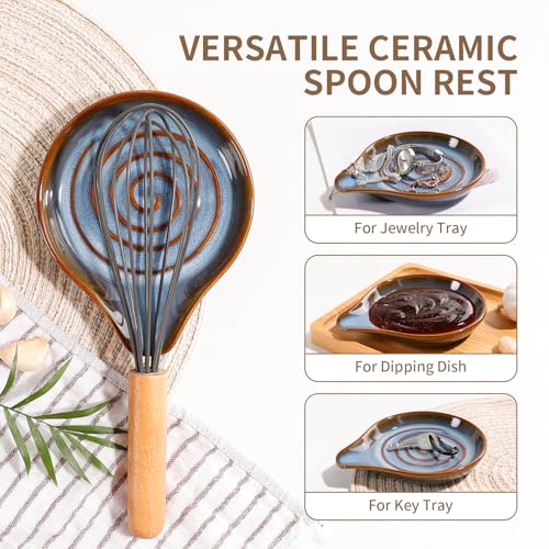 Ceramic Stove Top & Counter Spoon Holder