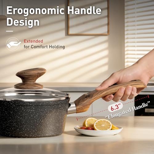 12 Piece Pots and Pans Set Non Stick