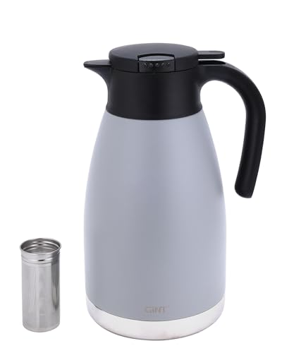 Stainless Steel Thermal Coffee Carafe with Lid