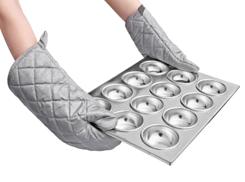 Extra Long 23 Inch Heat Resistant Oven Gloves New Cotton Oven Mitts Kitchen Gloves High Temperature Cooking Tool BBQ Gloves