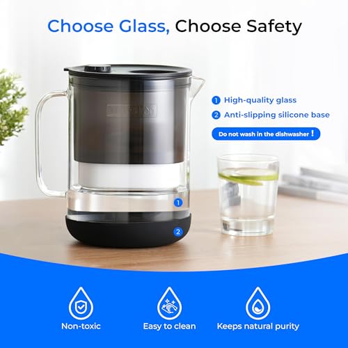 Glass Water Filter Pitcher