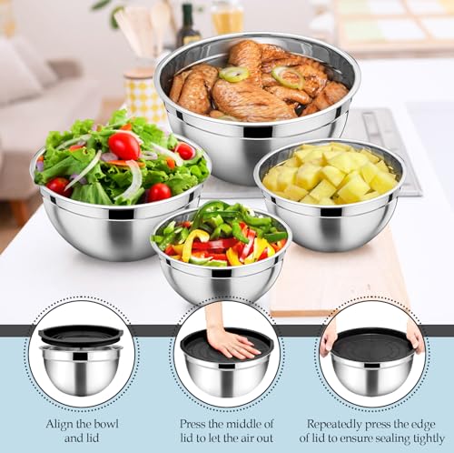Mixing Bowls with Lids Set