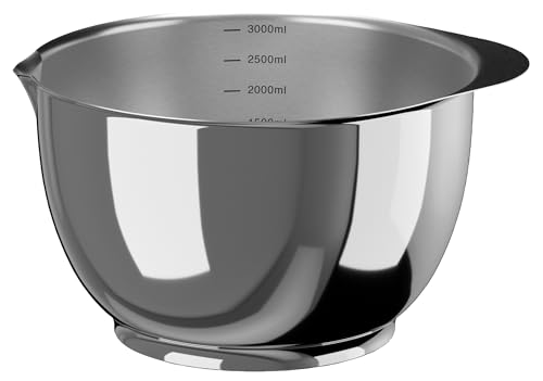 Margrethe 18 8 Stainless Steel Mixing Bowl (Stainless Steel / 3L)