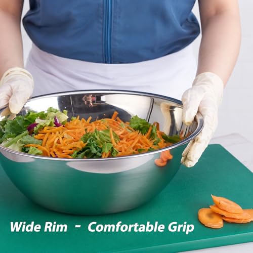 3 Piece Stainless Steel Mixing Bowls Set (Set of 3)