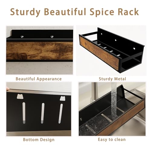 Wall Mount Spice Rack
