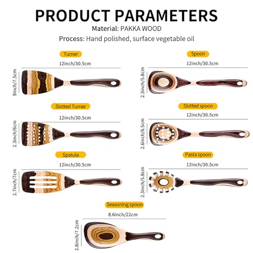Pakkawood Utensil Set