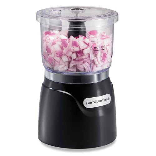 3 Cup Electric Vegetable Chopper & Mini Food Processor (3-Cup)