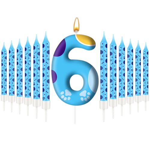 Themed Birthday Candles Set Number Candle Birthday Party Decoration Cake Topper for Party Decoration Theme Party Supplies