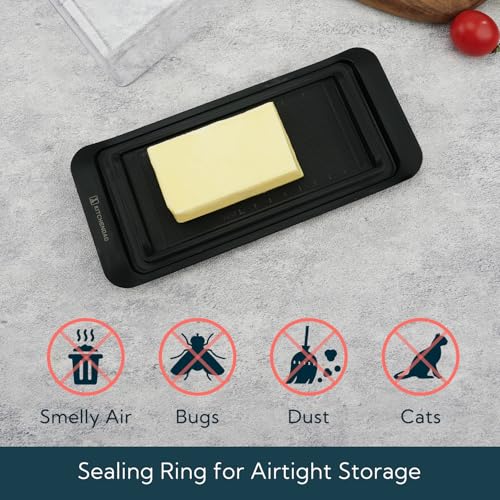 Airtight Butter Dish with Lid for Countertop