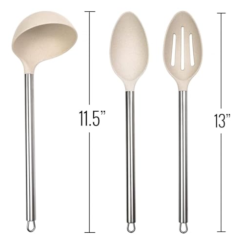 Wheat Straw Kitchen Utensil Set Peeler Cutter Grater Spoons and Cups