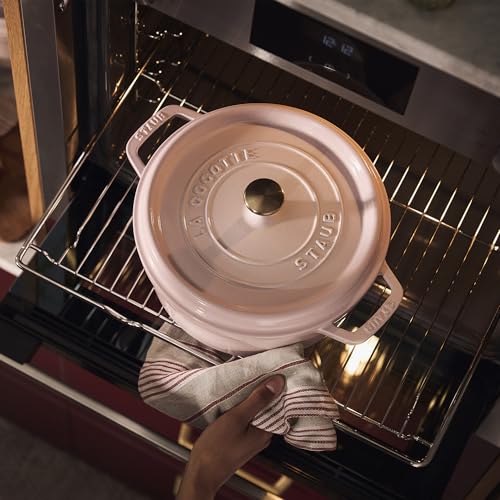 Cast Iron 4 qt Round Dutch Oven (4-qt Round / Peony Pink)