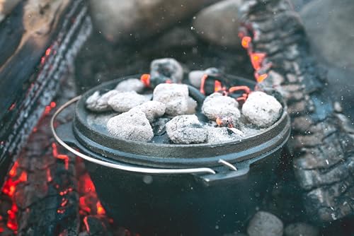 s Cast Iron Dutch Oven with Lid (Flat Bottom-4 QT)