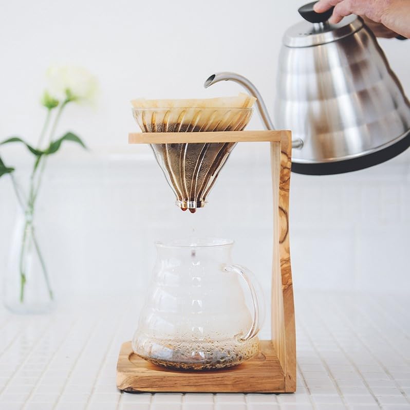 V60 Olive Wood Stand Set