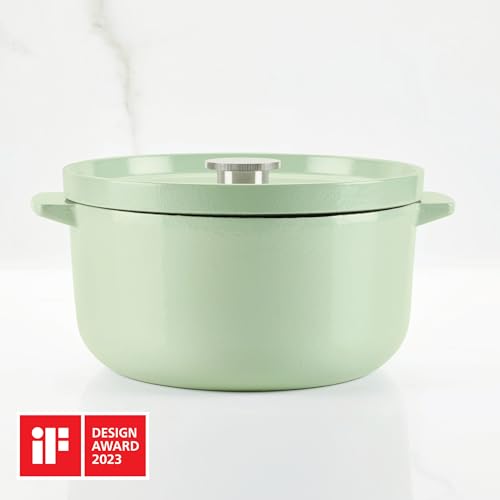 Enameled Cast Iron Dutch Oven (Pistachio)