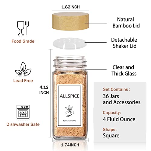 Spice Jars with Labels