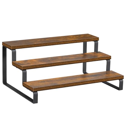 Spice Rack Cabinet Organizer Shelf Wooden Spice Rack for Countertop Kitchen Counter Storage Shelves Cupcake Stand Holder Display Stand