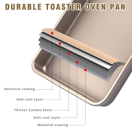 Nonstick Baking Sheets for Toaster Oven