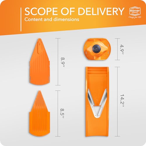 Mandoline Slicer V1 (1. Basic / Orange)
