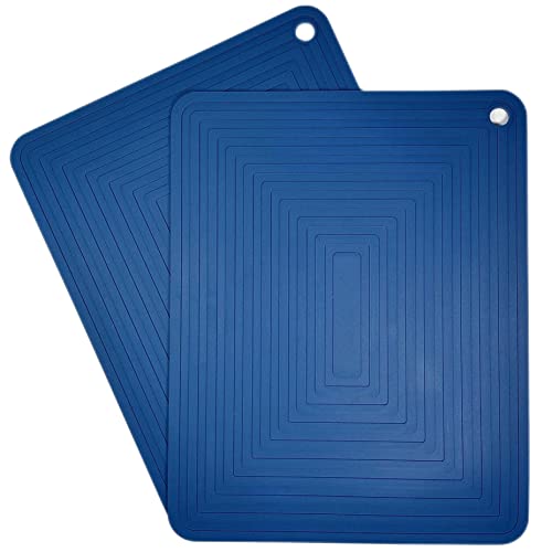 Silicone Trivets Mats Set 2 for Hot Dishes