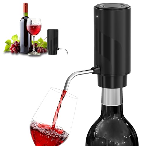 Wine Aerator Electric Wine Decanter and Dispenser One Touch Red