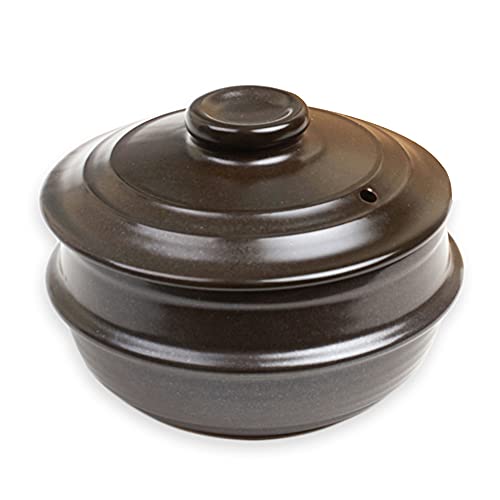 Dolsot Korean Stone Bowl with Lid