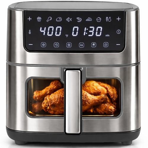 Air Fryer Digital Preset Airfryer with Visible Window