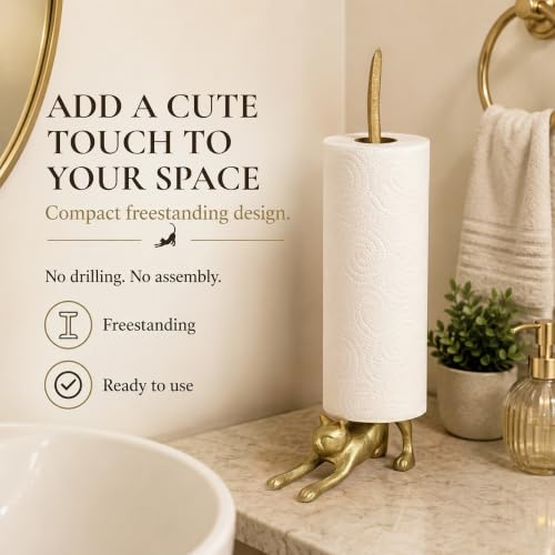 Gold Paper Towel Holder