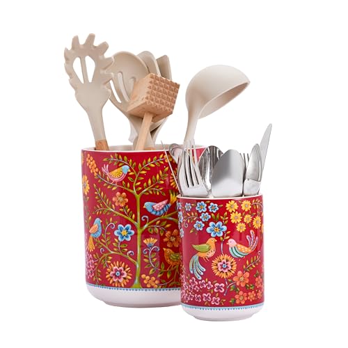 Ceramic Utensil Holder Set of 2