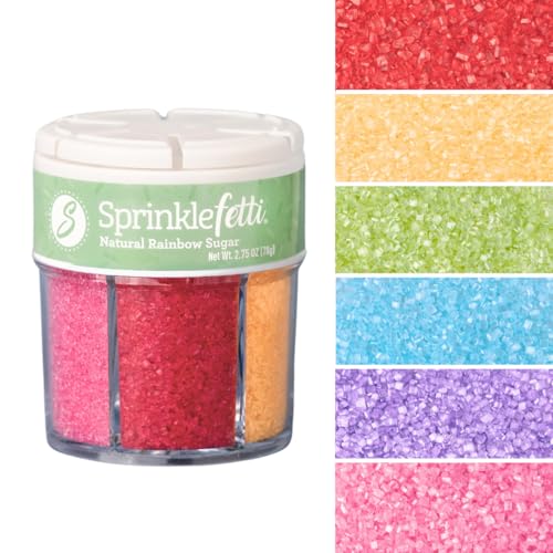 Sprinkles 6 Cell Edible Sprinkle Mix Jimmies Perfect for Cake Decorations Baking Ice Cream Cookies Cupcake Topper