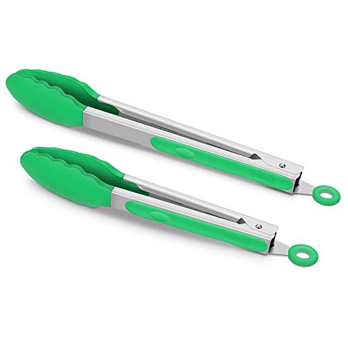 Best Choice Silicone Stainless Steel Kitchen Cooking Tongs