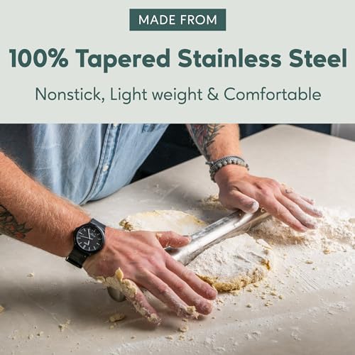 Tapered French Rolling Pin for Baking
