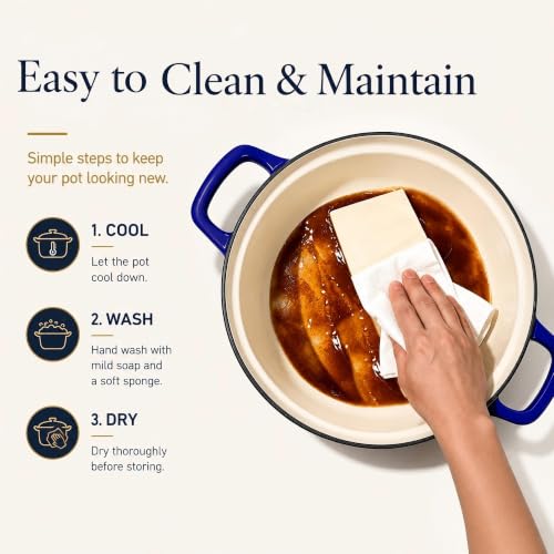 Cast Iron Dutch Oven Set (Blue)