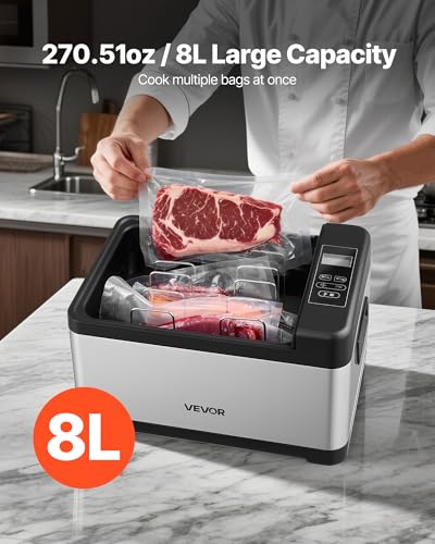 Sous Vide Cooker (14.8 x 10.08 x 8.9 inch / 376 x 256 x 226 mm / All-in-One Design)