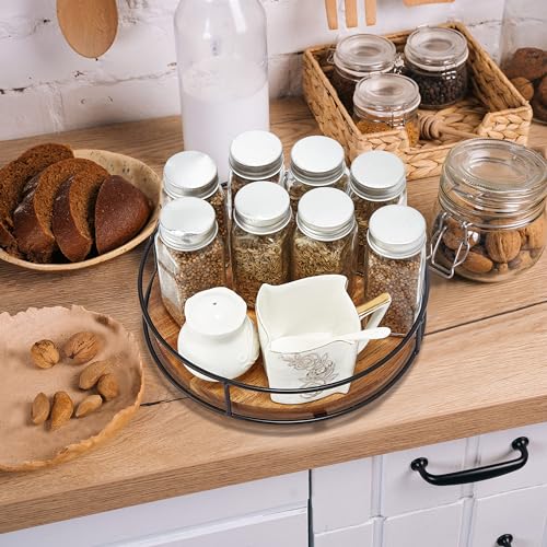 Acacia Wood Lazy Susan Turntable
