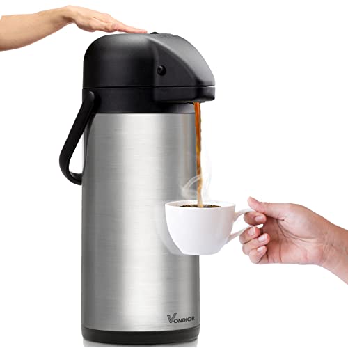 Airpot Coffee Carafe Dispenser with Pump