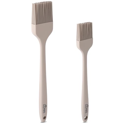 5 pieces Set Basting Brushes Silicone Heat Resistant Pastry Brushes Spread Oil Butter Sauce Marinades for BBQ Grill Barbecue Baking Kitchen Cooking BPA Free Dishwasher Safe