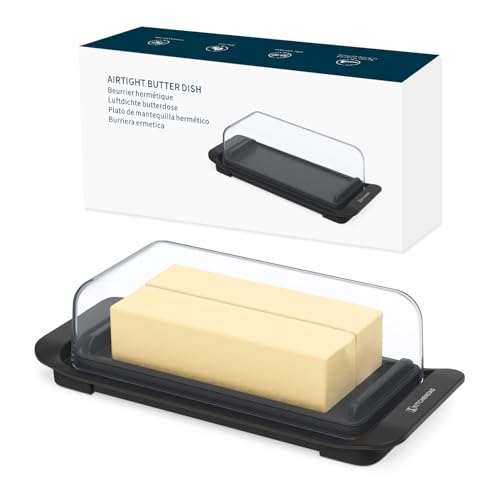 Airtight Butter Dish with Lid for Countertop