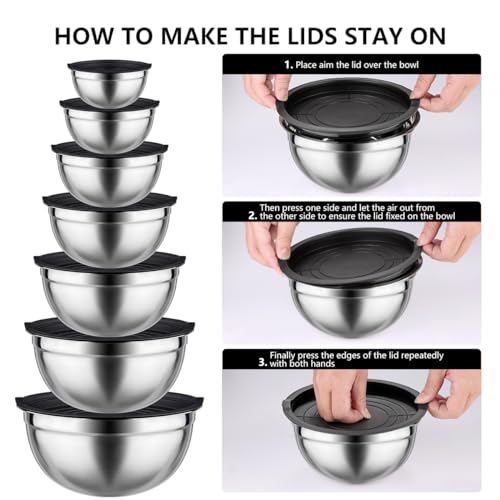 Mixing Bowls with Lids Set