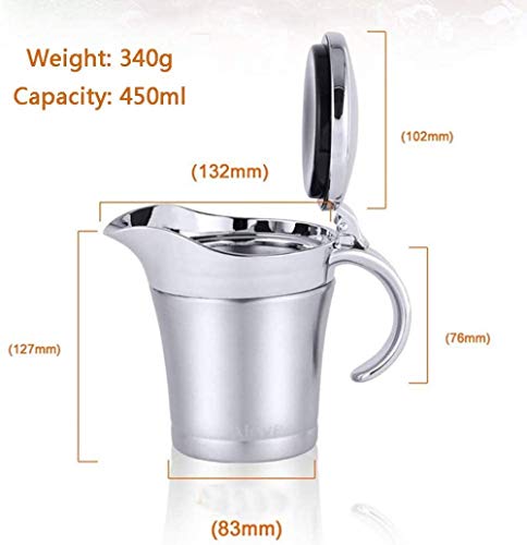 Stainless Steel Sauce Boat (450ml)