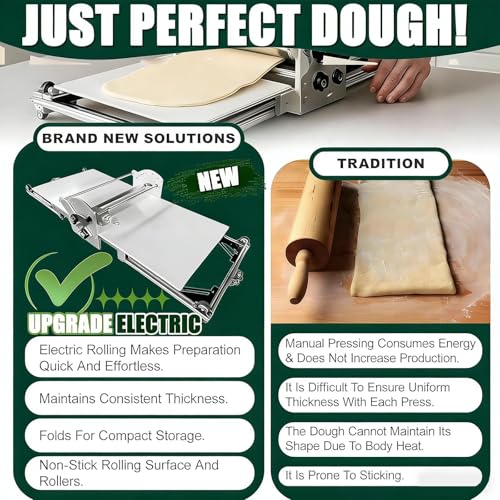 Foldable Electric Dough Sheeter Machine