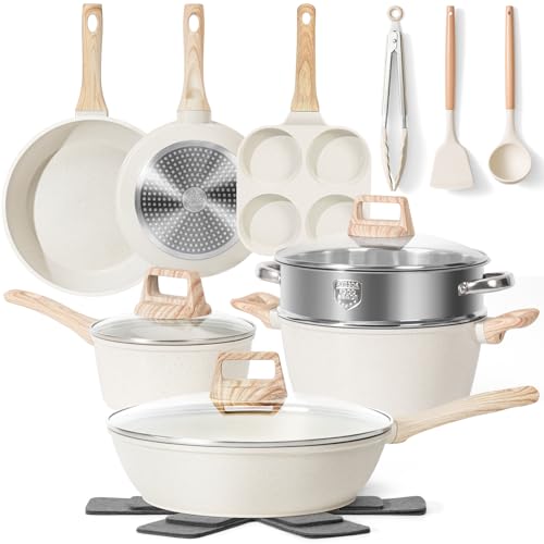 12 pcs Granite Induction Cookware Sets