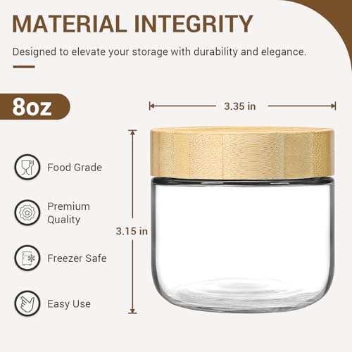 Glass jars with Lids