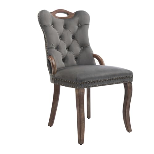 Velvet Upholstered Dining Chairs Set