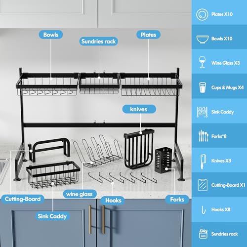Over The Sink Dish Drying Rack