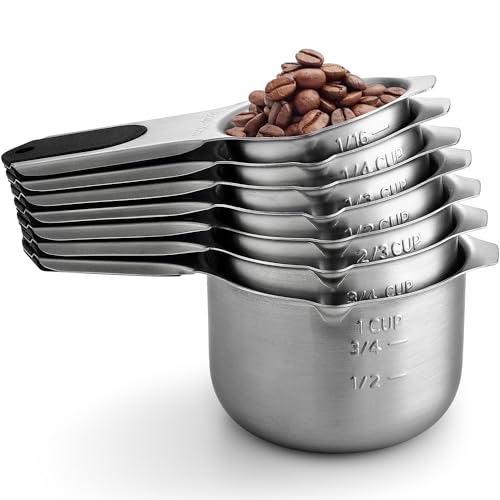 Magnetic Stainless Steel Measuring Cups