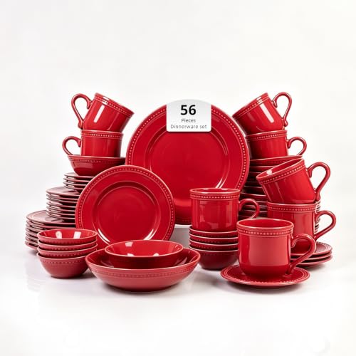 Pearl Dots Stoneware Dinnerware Set